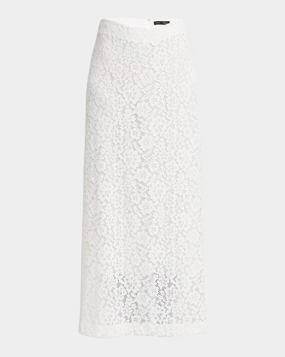 Jasmine Long Stretch Lace Skirt